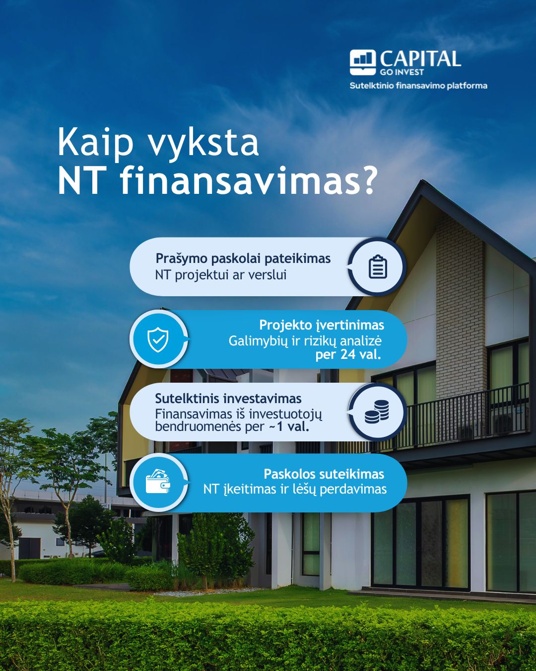 Kaip vyksta NT finansavimas